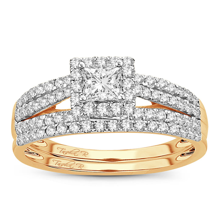 14K 1.00CT DIAMOND BRIDAL RING