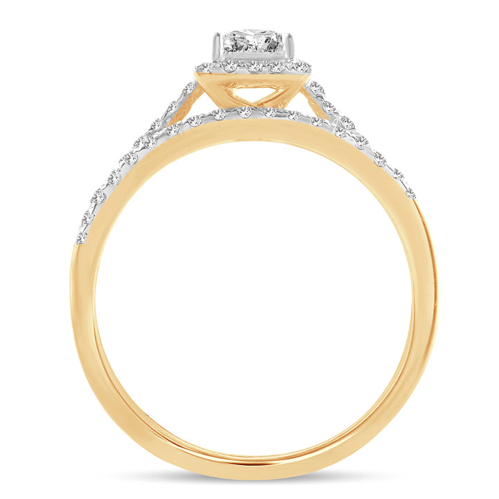 14K 1.00CT DIAMOND BRIDAL RING