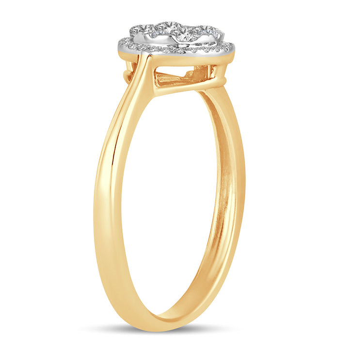 14K 0.48CT DIAMOND RING