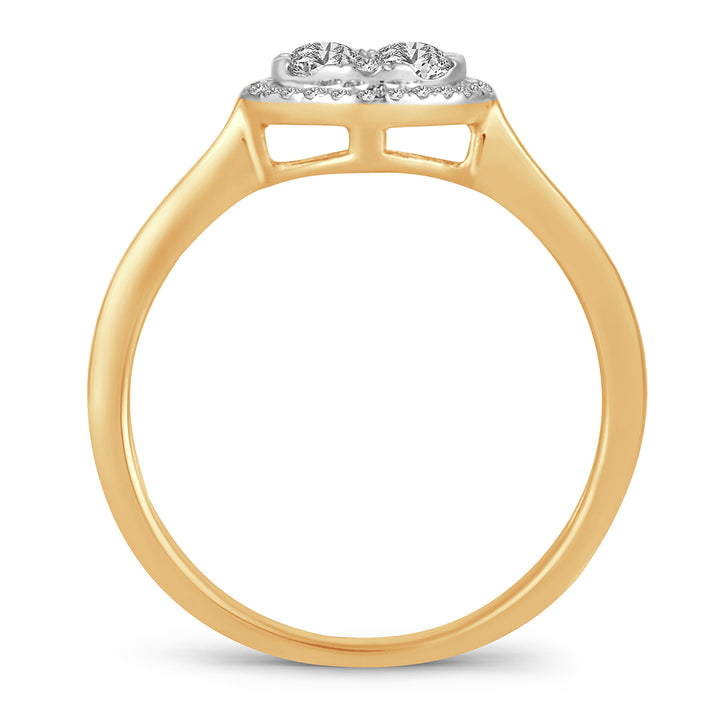 14K 0.48CT DIAMOND RING