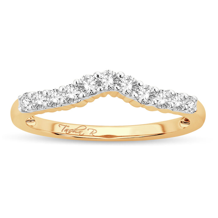 14K 0.34CT Diamond Enhancer Band