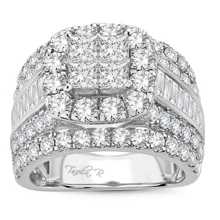 14K 4.00CT Bridal Diamond Ring