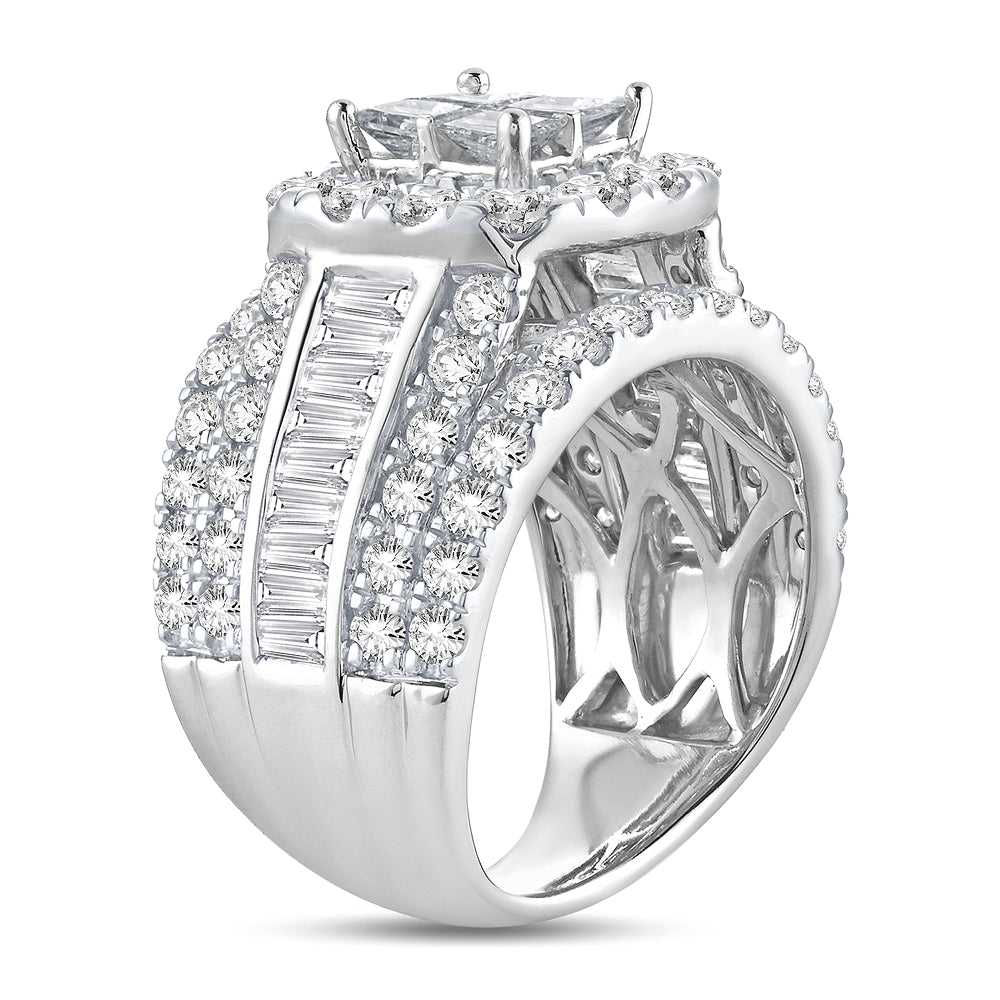 14K 4.00CT Bridal Diamond Ring