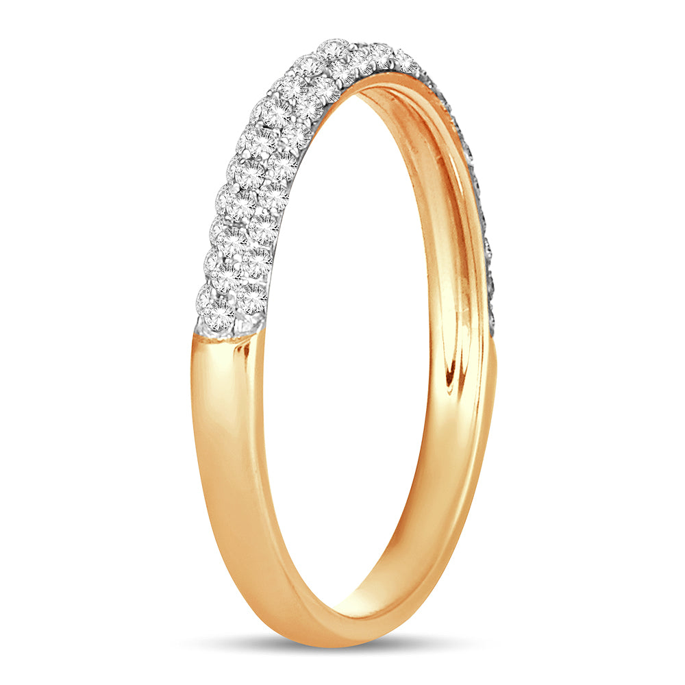 14K 0.33ct Diamond Band