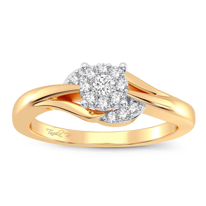 14K 0.11CT Diamond Ring