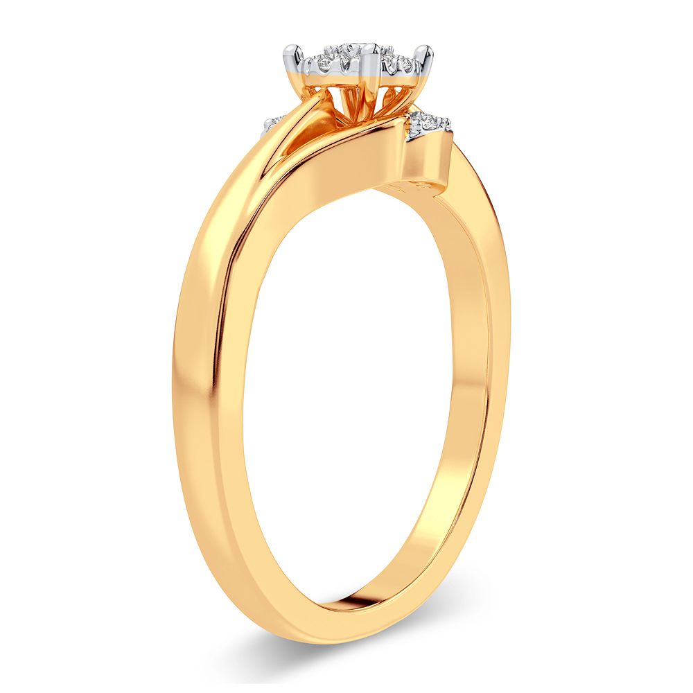 14K 0.11CT Diamond Ring