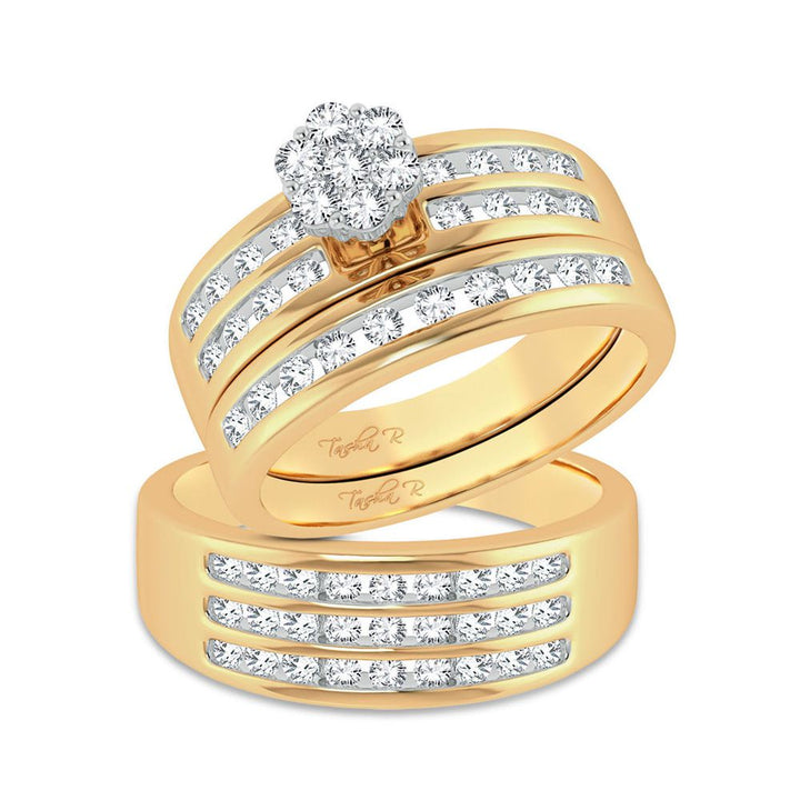 14K 1.35ct Diamond Trio Set