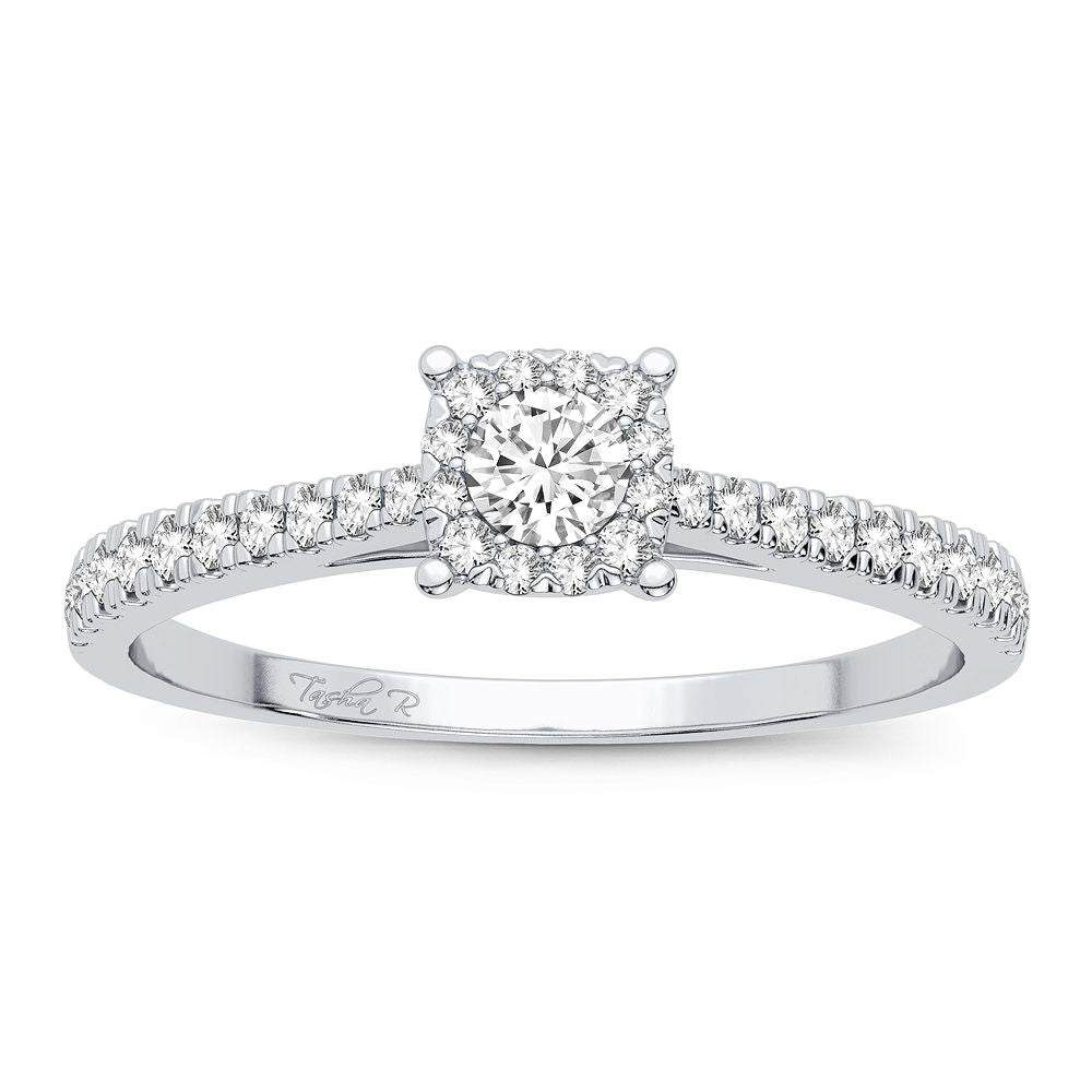 Gorgeous 10K 0.09CT Diamond Ring