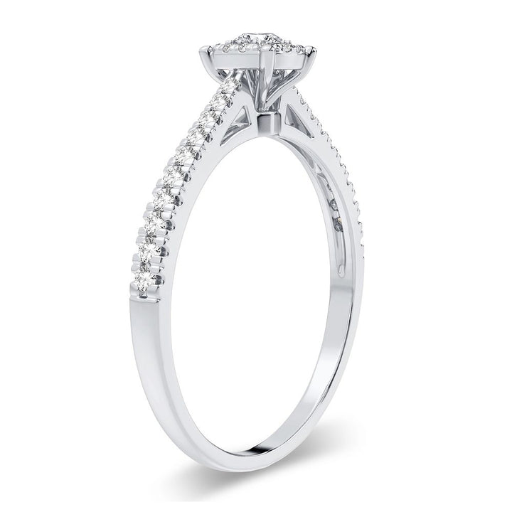 10K 0.09CT Diamond Ring