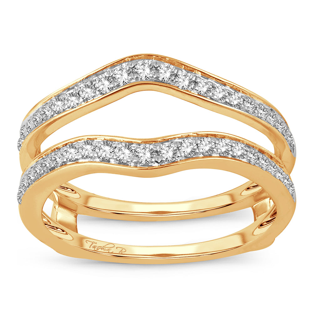 14K 0.40CT Diamond RING GUARD