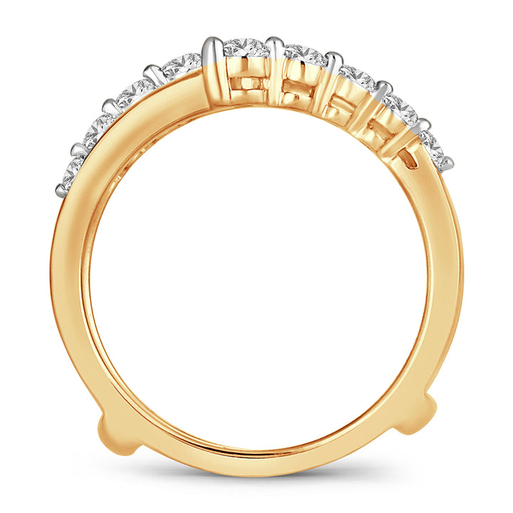 14K 0.50CT Diamond Ring Guard