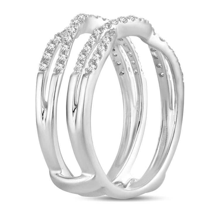 14K 0.33CT Diamond RING GUARD