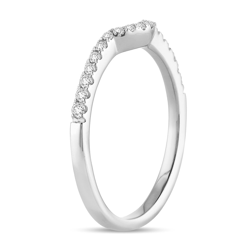 14K 0.16Ct Diamond Enhancer Band