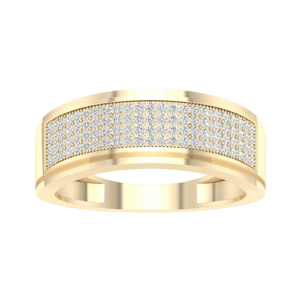Exquisite 10K 0.30ct Mens Band