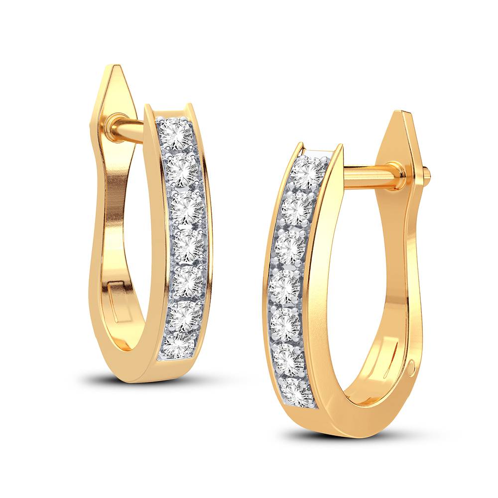 10K 0.06CT Diamond Earring