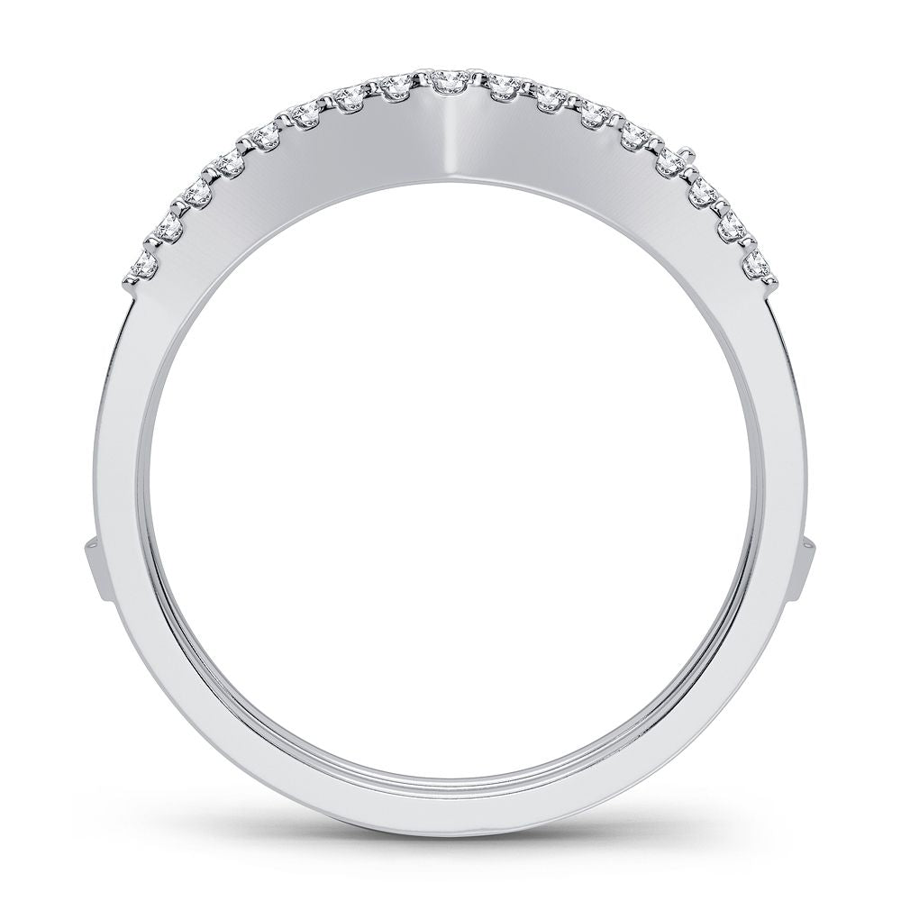 14K 0.25CT Diamond Ring Guard