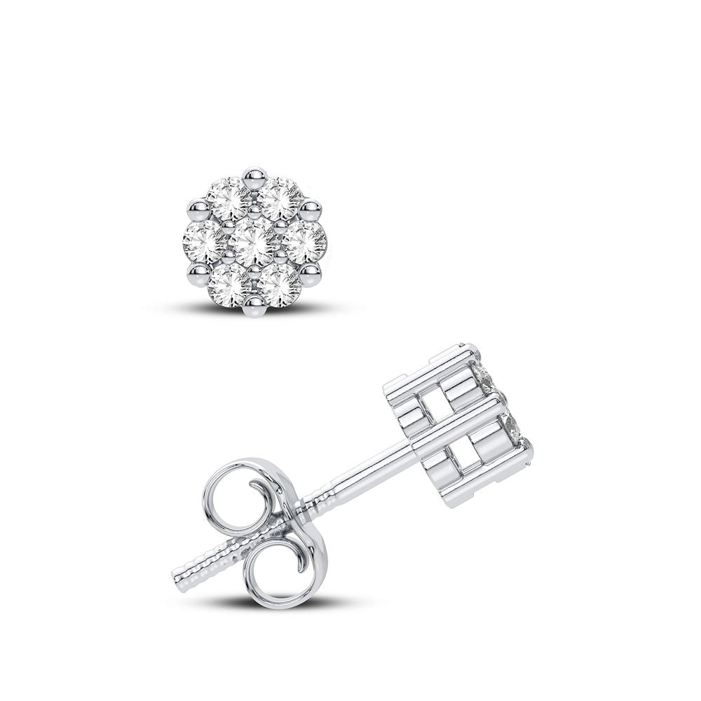 Beautiful 10K  0.53CT  Diamond  Earring