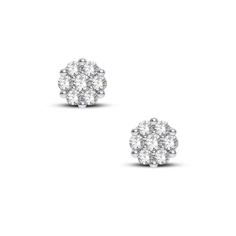 14K 0.25CT Diamond Earring