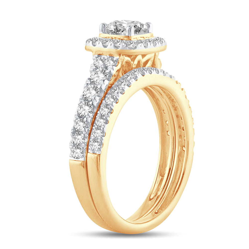 14K 1.00CT Diamond BRIDAL RING