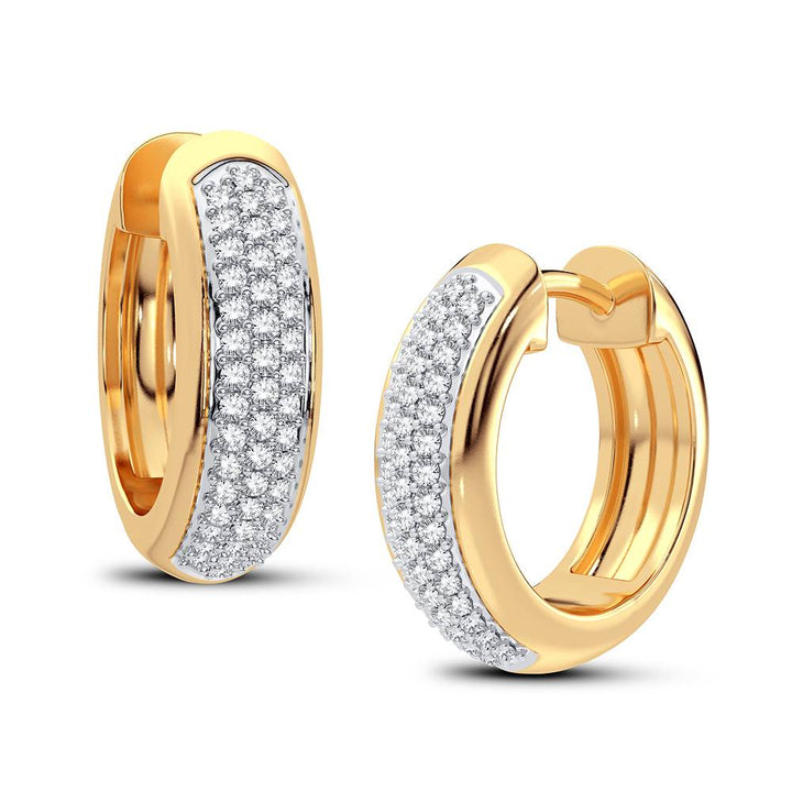 14K 0.23CT Diamond Earring