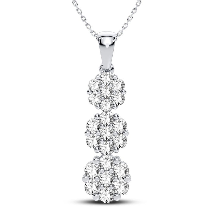 14K 2.00CT Diamond Pendant