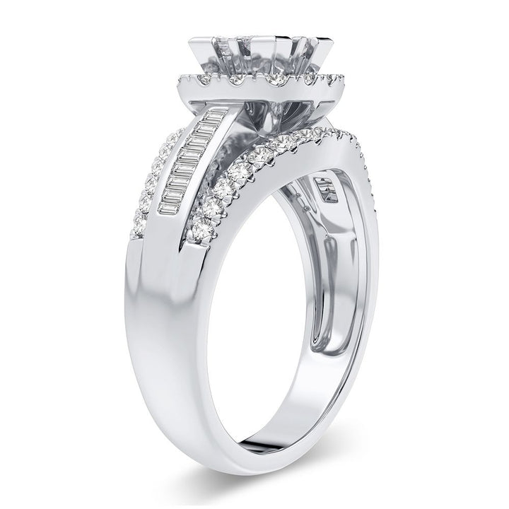 14K 0.90CT Diamond Ring