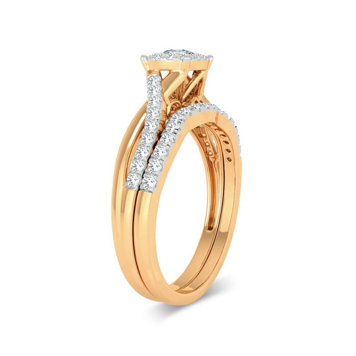 14K 0.50ct Diamond Bridal Ring