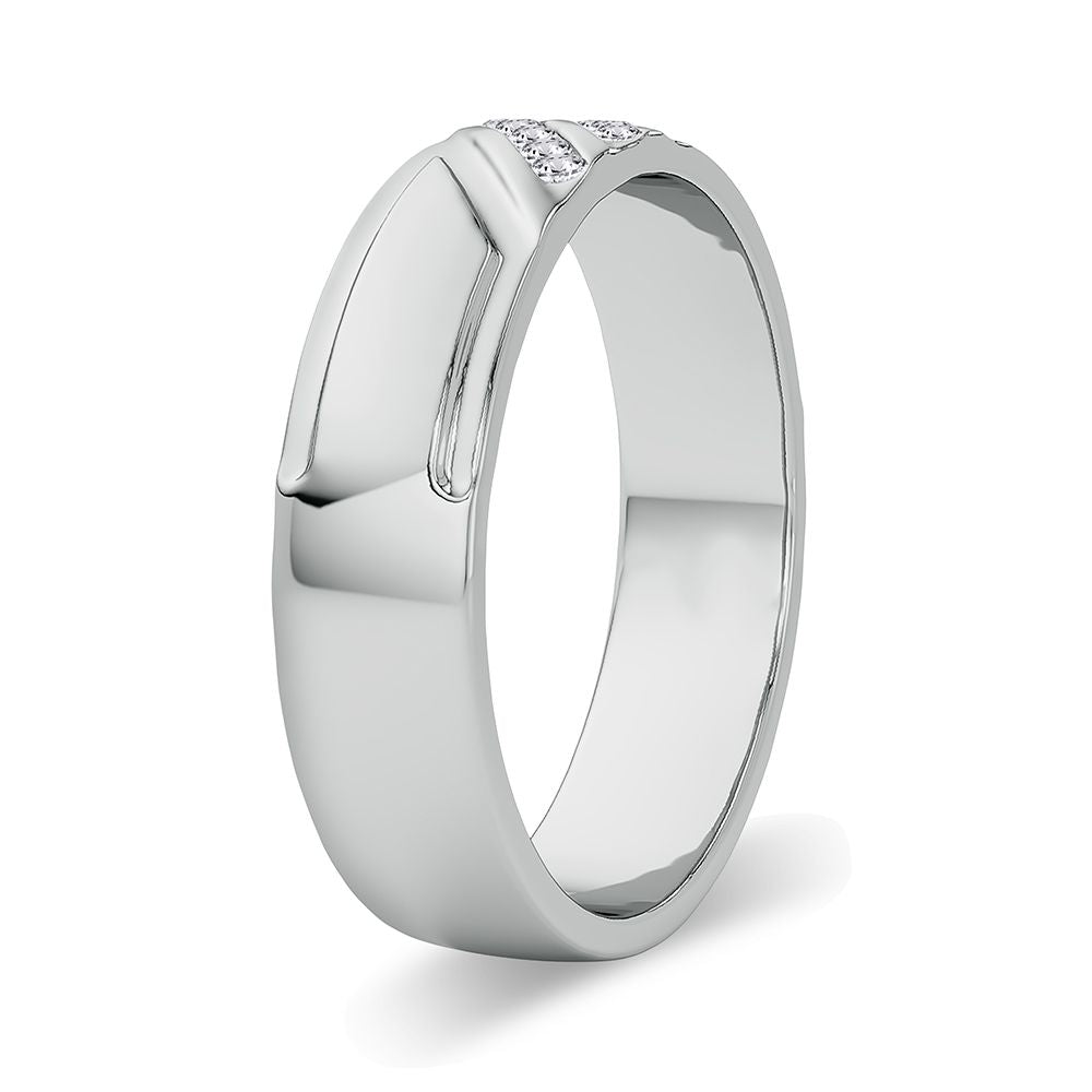 14K 0.10CT Diamond Band