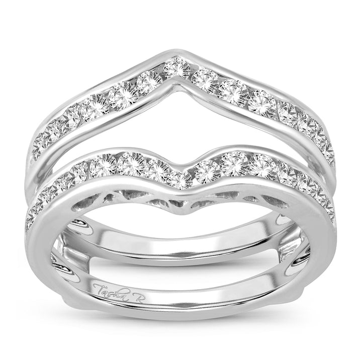 14K 1.00CT Diamond RING GUARD.