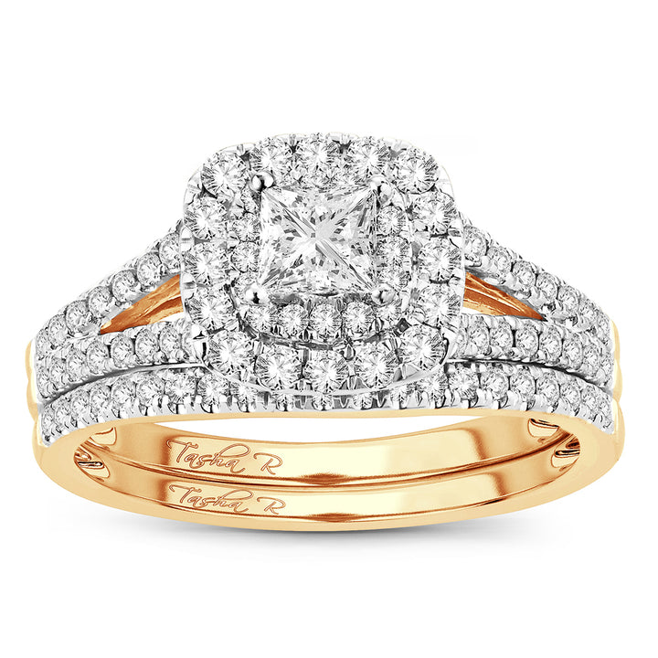 14K 1.00CT DIAMOND BRIDAL RING