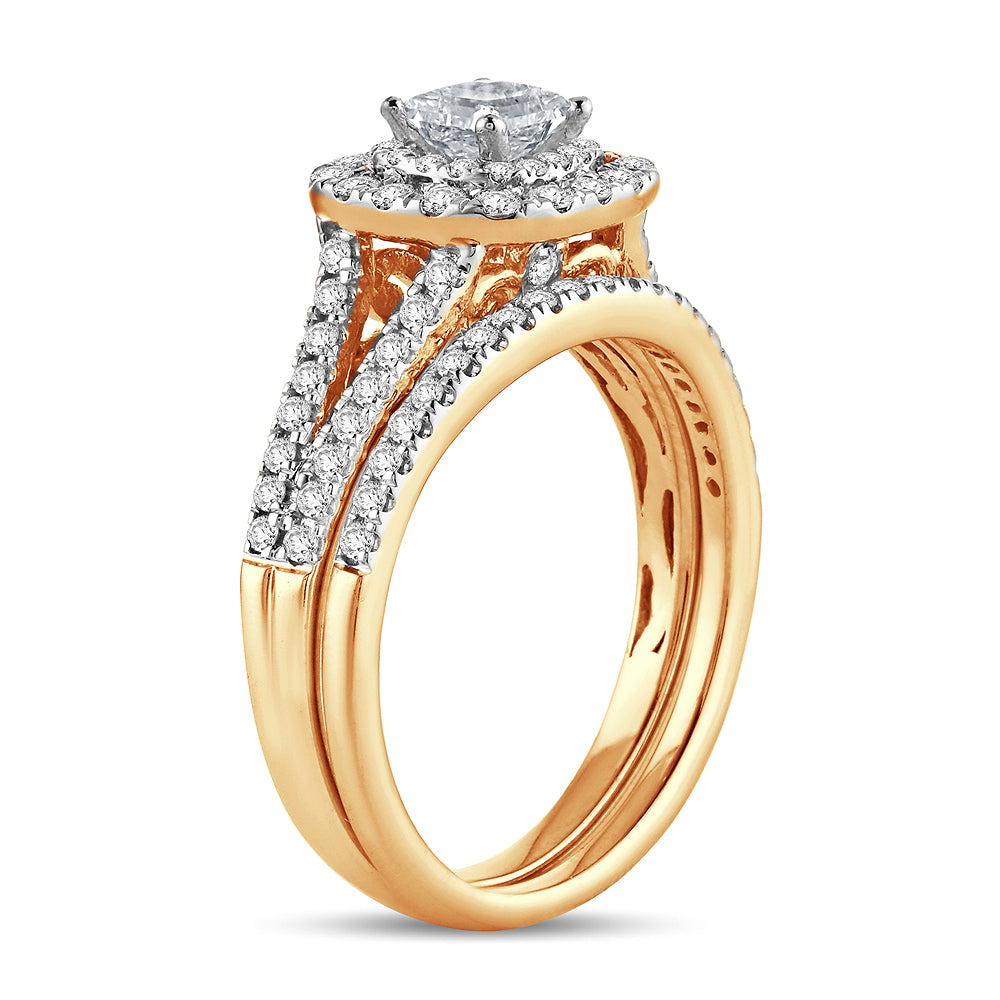 14K 1.00CT DIAMOND BRIDAL RING