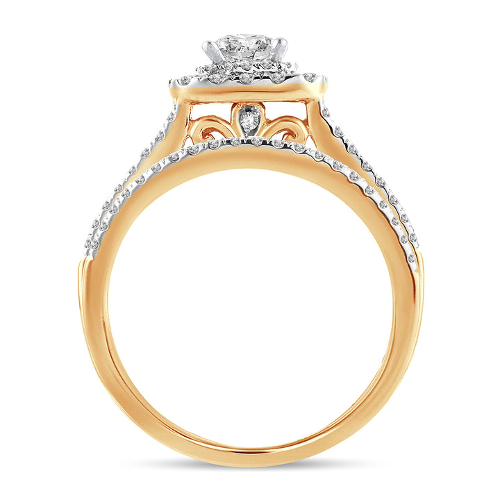 14K 1.00CT DIAMOND BRIDAL RING