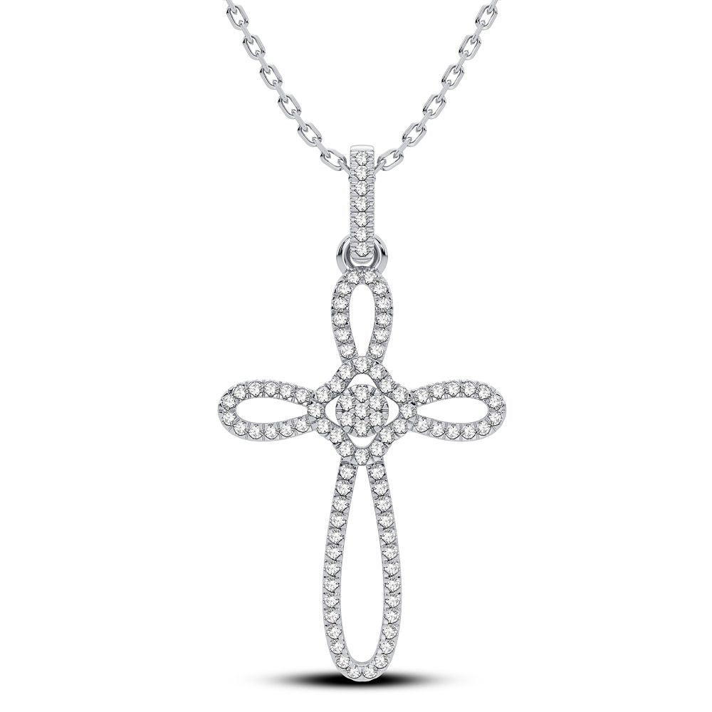 14K 0.19CT Diamond Pendant