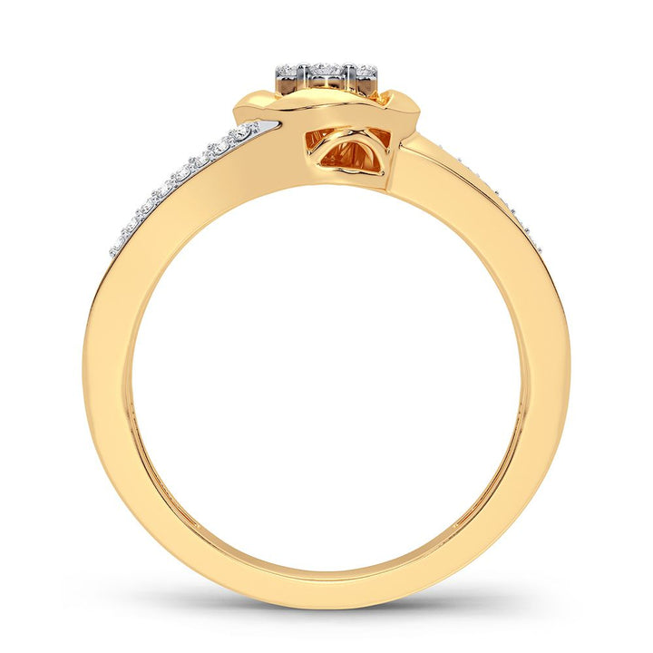 14K 0.16CT Diamond Ring