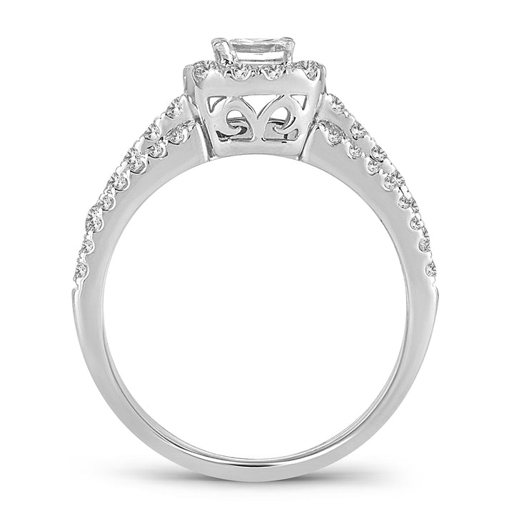 14K 1.00CT DIAMOND BRIDAL RING