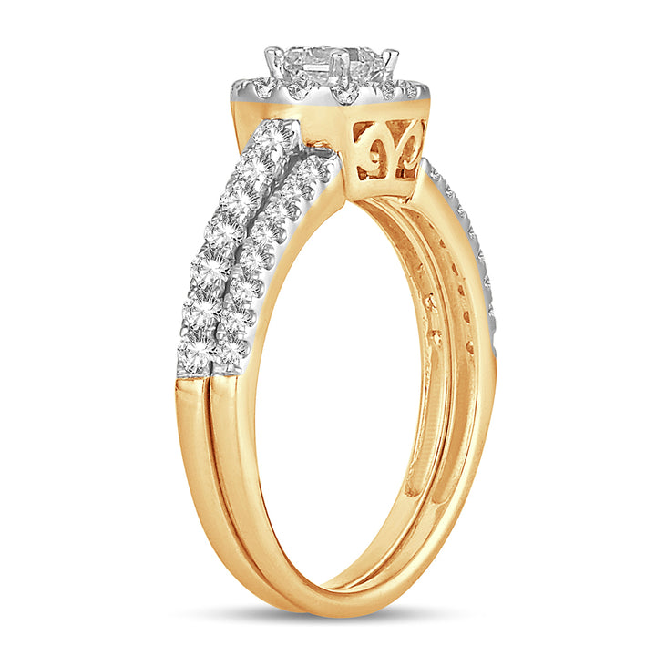 14K 1.00CT DIAMOND BRIDAL RING