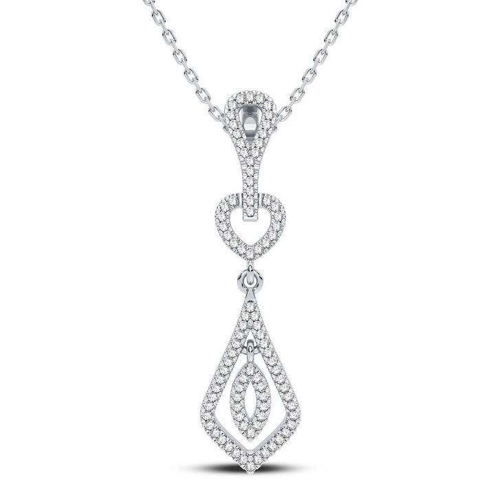 14K 0.18CT DIAMOND PENDANT