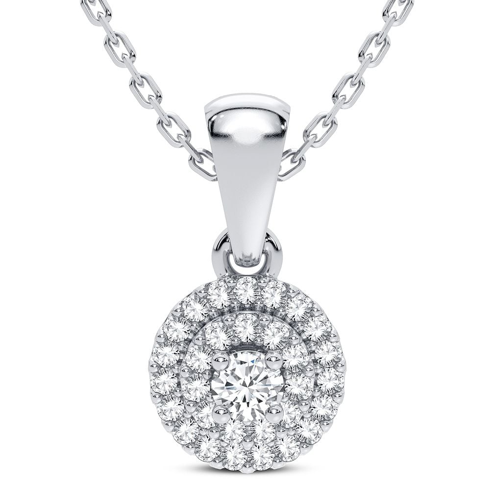 Magnificent 14K 0.05CT DIAMOND PENDANT