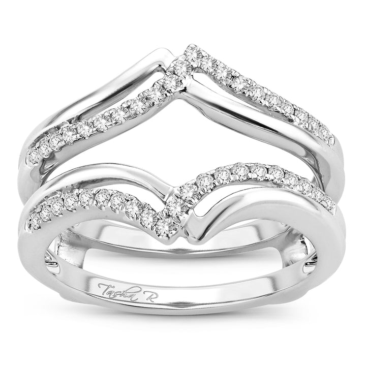 14K 0.25CT Diamond RING GUARD.