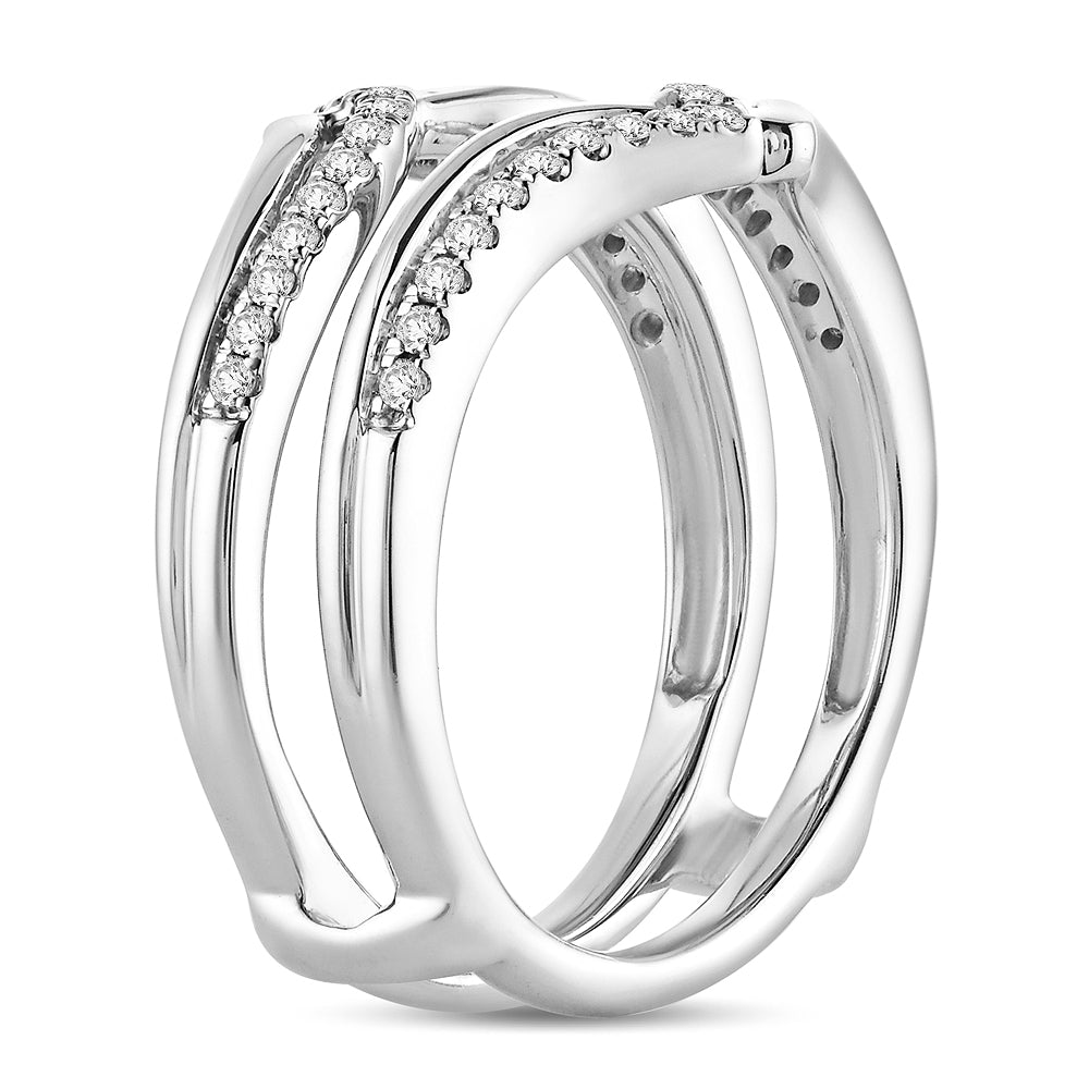 14K 0.25CT Diamond RING GUARD.