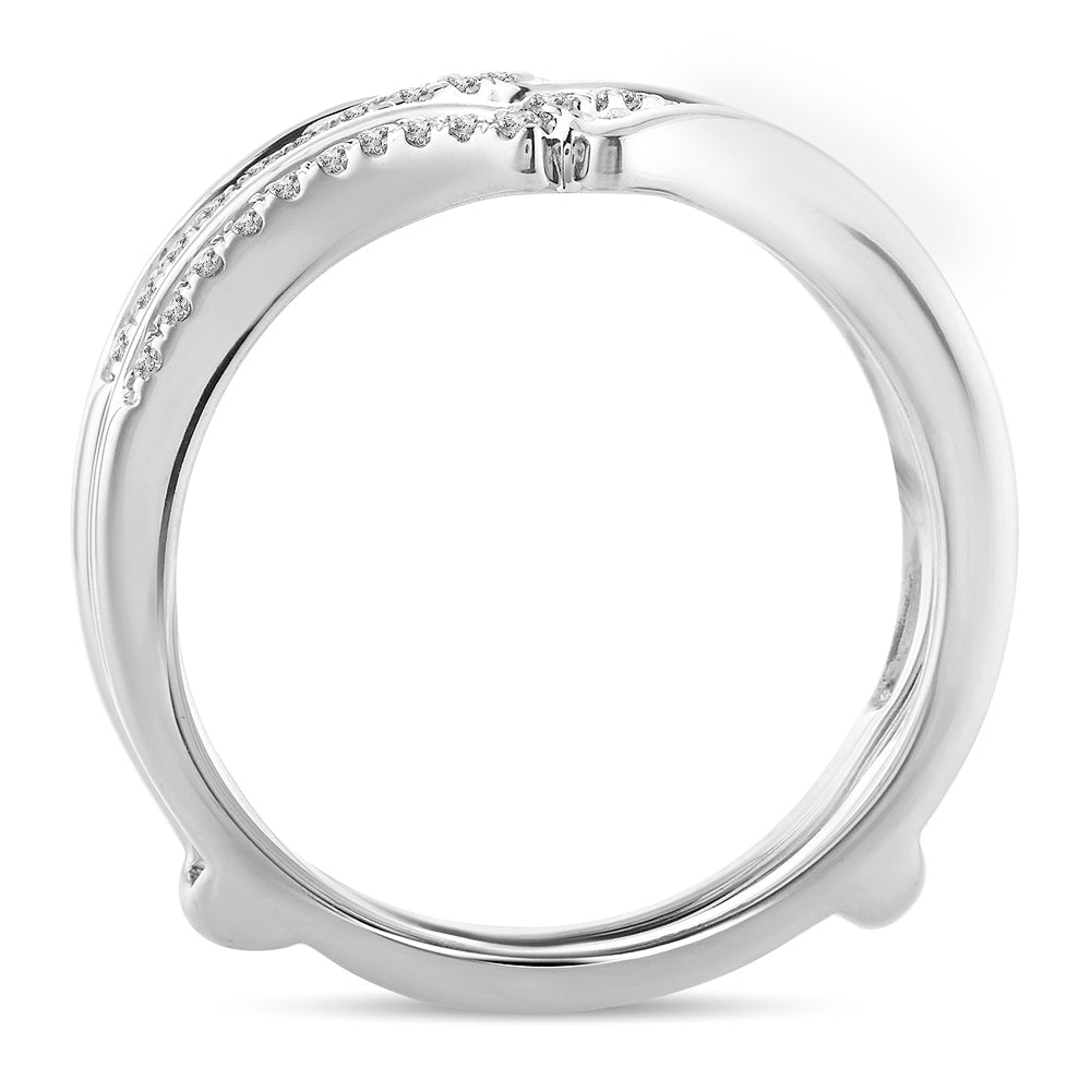 14K 0.25CT Diamond RING GUARD.