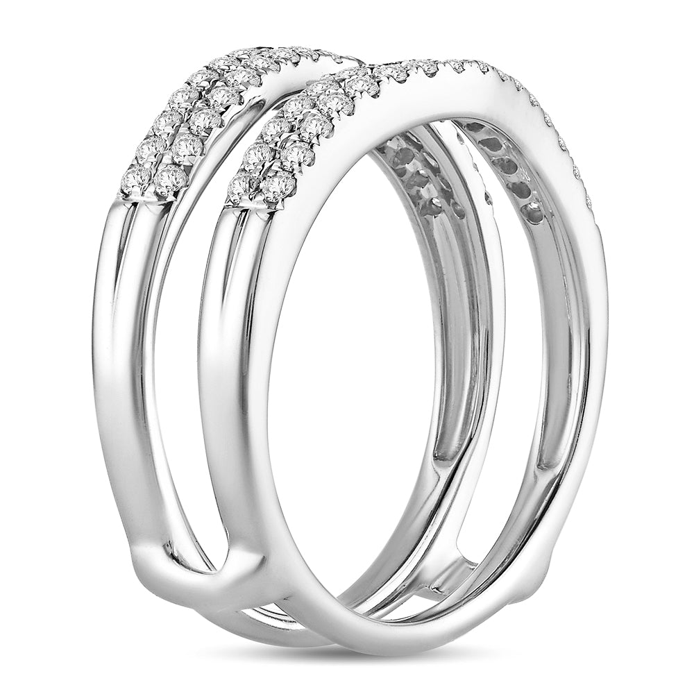 14K 0.50CT Diamond RING GUARD.