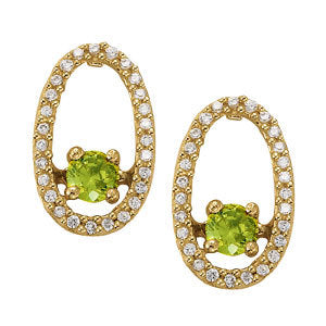 Platinum Round Diamond Fashion Drop Earrings