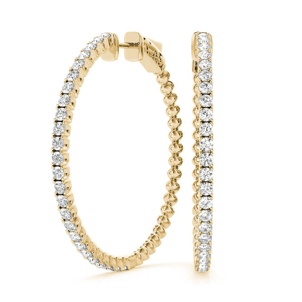 14K Yellow Gold Round Diamond Fashion Ring
