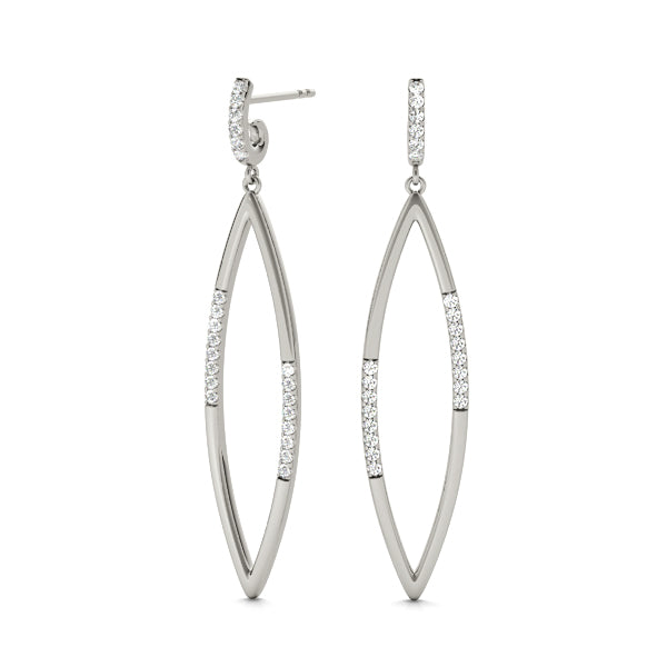 Multi-Diamond Round Stud Earrings