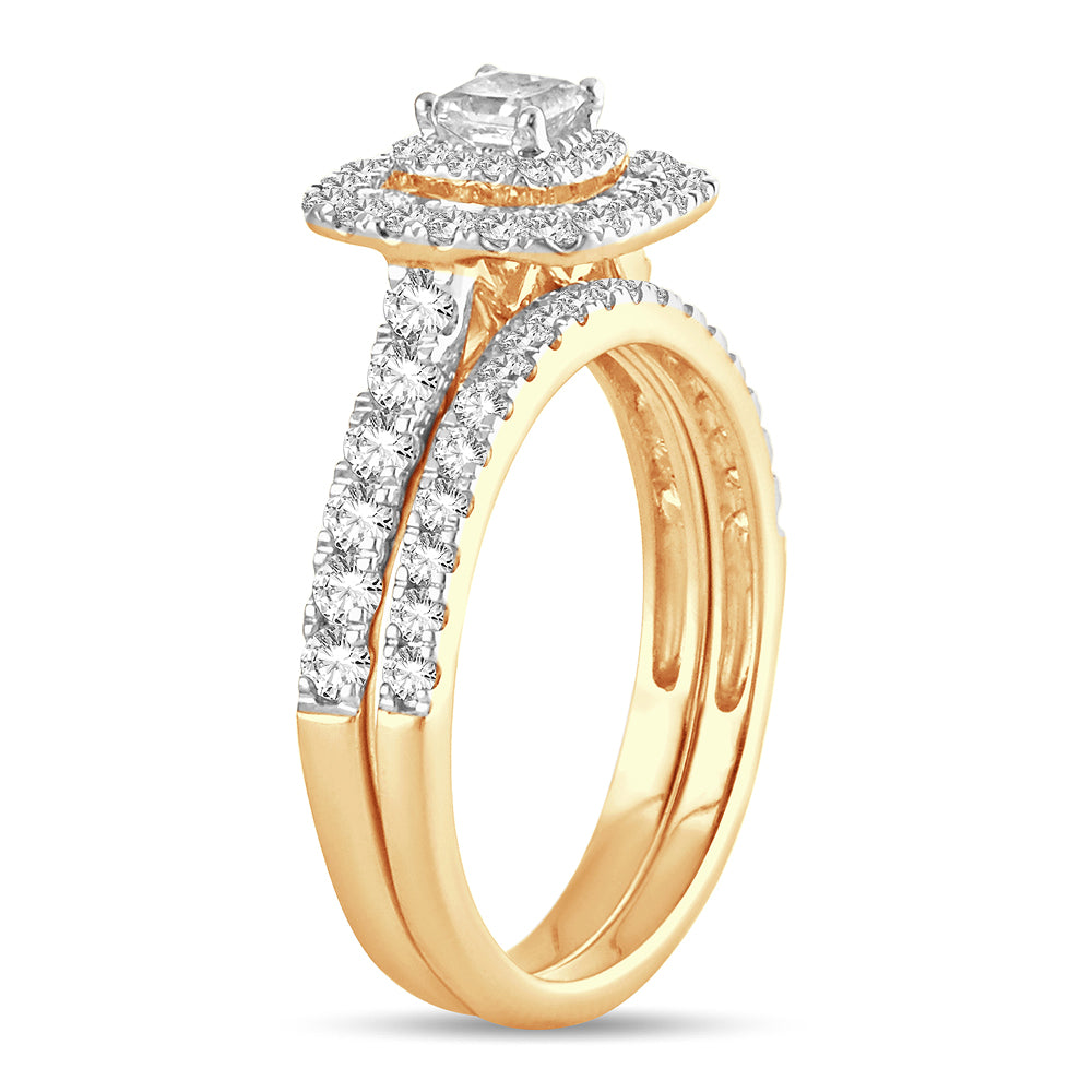 14K 1.00CT DIAMOND BRIDAL RING