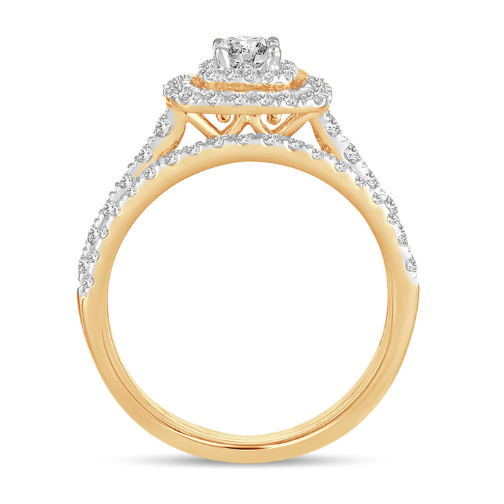 14K 1.00CT DIAMOND BRIDAL RING