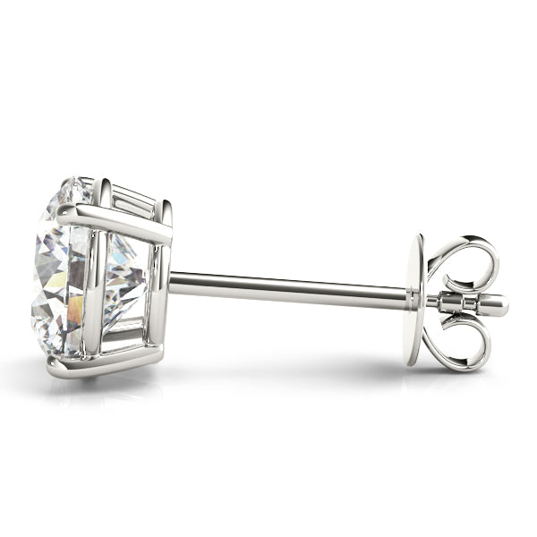 0.375ct Round Diamond Single Stud Earring