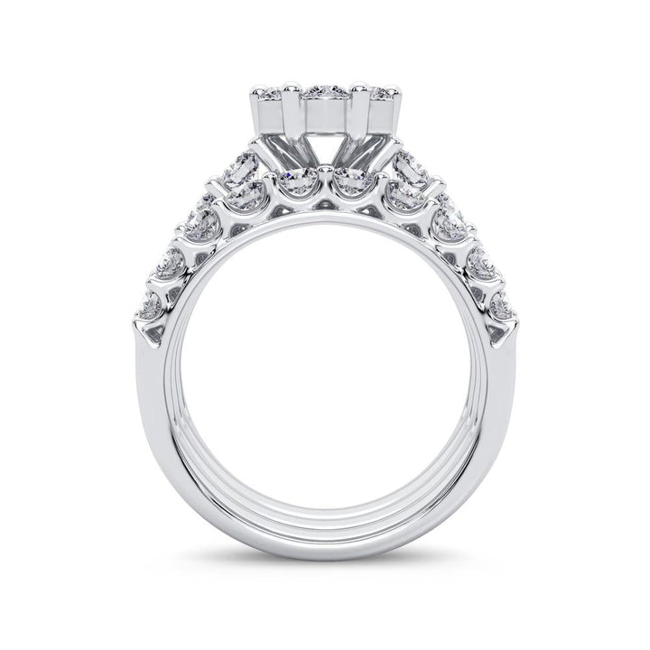 14K 3.00CT Diamond Bridal Ring