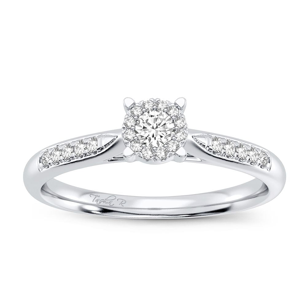 Magnificent 14K 0.15CT Diamond Ring